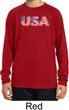 USA 3D Kids Moisture Wicking Long Sleeve Shirt