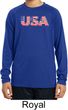 USA 3D Kids Moisture Wicking Long Sleeve Shirt