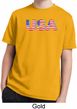 USA 3D Kids Moisture Wicking Shirt