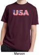 USA 3D Kids Moisture Wicking Shirt