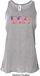 USA 3D Ladies Flowy Racerback Tanktop