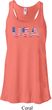 USA 3D Ladies Flowy Racerback Tanktop