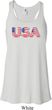 USA 3D Ladies Flowy Racerback Tanktop