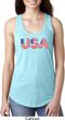 USA 3D Ladies Ideal Tank Top