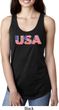 USA 3D Ladies Ideal Tank Top