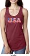 USA 3D Ladies Ideal Tank Top