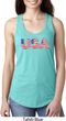 USA 3D Ladies Ideal Tank Top