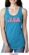USA 3D Ladies Ideal Tank Top