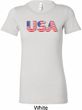 USA 3D Ladies Longer Length Shirt