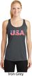 USA 3D Ladies Moisture Wicking Racerback Tank Top