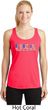 USA 3D Ladies Moisture Wicking Racerback Tank Top