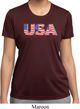 USA 3D Ladies Moisture Wicking Shirt