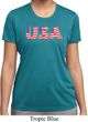 USA 3D Ladies Moisture Wicking Shirt