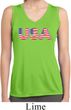USA 3D Ladies Sleeveless Moisture Wicking Shirt