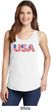 USA 3D Ladies Tank Top