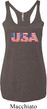 USA 3D Ladies Tri Blend Racerback Tank Top