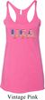 USA 3D Ladies Tri Blend Racerback Tank Top
