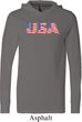 USA 3D Lightweight Hoodie Tee