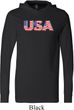 USA 3D Lightweight Hoodie Tee