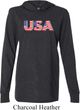 USA 3D Lightweight Hoodie Tee