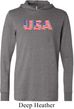 USA 3D Lightweight Hoodie Tee