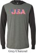 USA 3D Lightweight Hoodie Tee