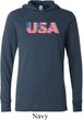 USA 3D Lightweight Hoodie Tee