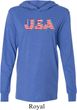 USA 3D Lightweight Hoodie Tee
