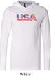 USA 3D Lightweight Hoodie Tee