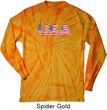 USA 3D Long Sleeve Tie Dye Shirt