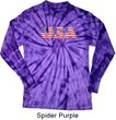 USA 3D Long Sleeve Tie Dye Shirt