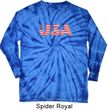USA 3D Long Sleeve Tie Dye Shirt
