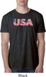 USA 3D Mens Burnout Shirt