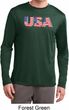 USA 3D Mens Moisture Wicking Long Sleeve Shirt