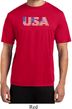 USA 3D Mens Moisture Wicking Shirt
