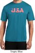USA 3D Mens Moisture Wicking Shirt