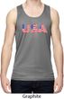 USA 3D Mens Moisture Wicking Tanktop