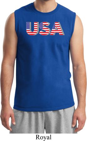 USA 3D Mens Muscle Shirt