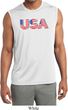 USA 3D Mens Sleeveless Moisture Wicking Shirt