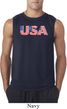 USA 3D Mens Sleeveless Shirt