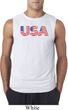 USA 3D Mens Sleeveless Shirt