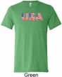 USA 3D Mens Tri Blend Crewneck Shirt