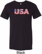 USA 3D Mens Tri Blend Crewneck Shirt