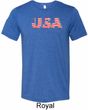USA 3D Mens Tri Blend Crewneck Shirt