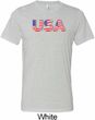 USA 3D Mens Tri Blend Crewneck Shirt