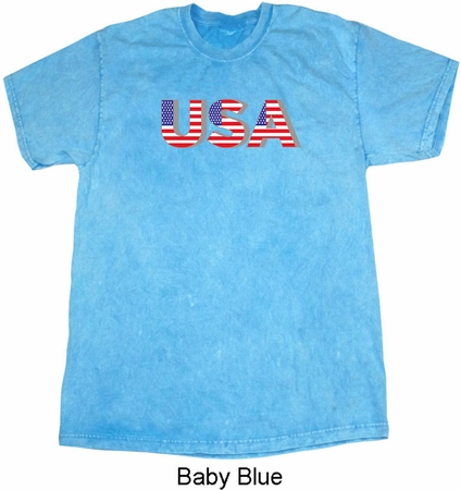 USA 3D Mineral Tie Dye Shirt