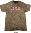 USA 3D Mineral Tie Dye Shirt