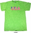 USA 3D Mineral Tie Dye Shirt