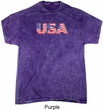 USA 3D Mineral Tie Dye Shirt