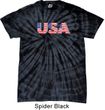 USA 3D Spider Tie Dye Shirt